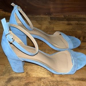 Dream Pairs Cornflower Blue Block Heel